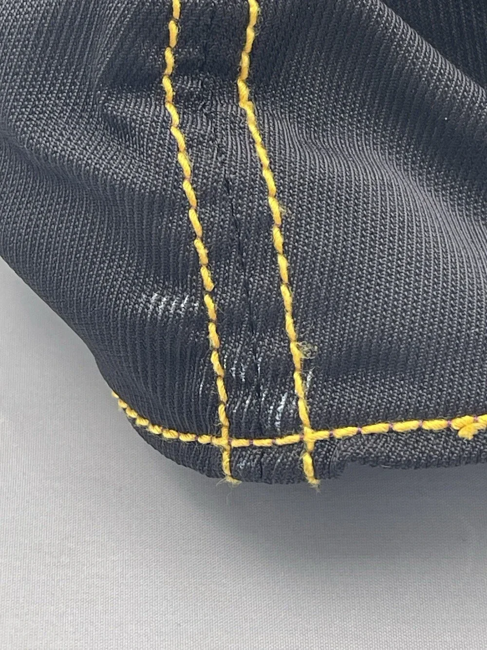 Adidas NBA LA Los Angeles Lakers Cap Hat Fitmax Black Yellow Stitch Small/Medium
